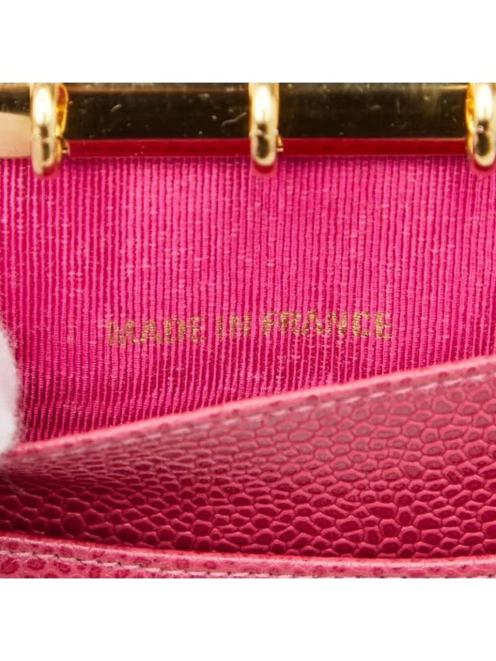 Chanel Coco Mark Notebook Cover 5 Hole Pink Caviar Leather